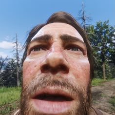 Portrait of S. Calderón to Arthur Morgan from Red Dead Redemption 2