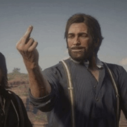 Portrait of S. Calderón to Arthur Morgan from Red Dead Redemption 2